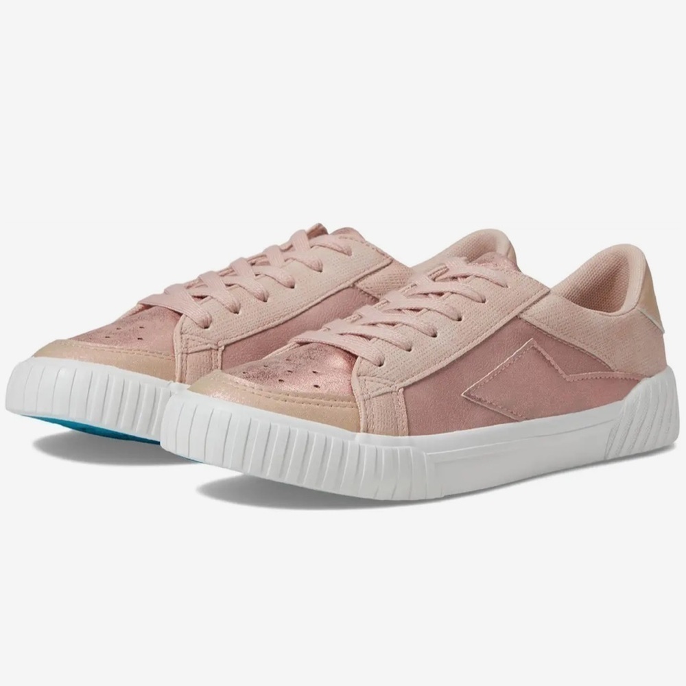 NWOT Blowfish Malibu Wella Kids Metallic Pink/lavender and White Sneakers-Size 1